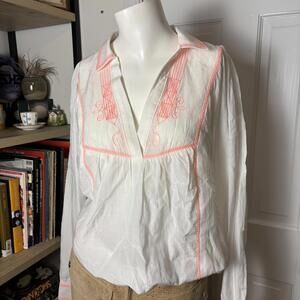NWT Pilcro Lightweight Cotton Western Top